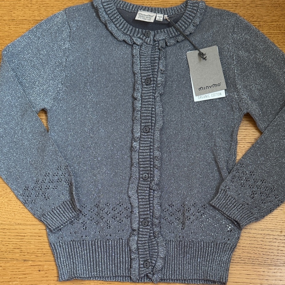 Minymo Silver Cardigan